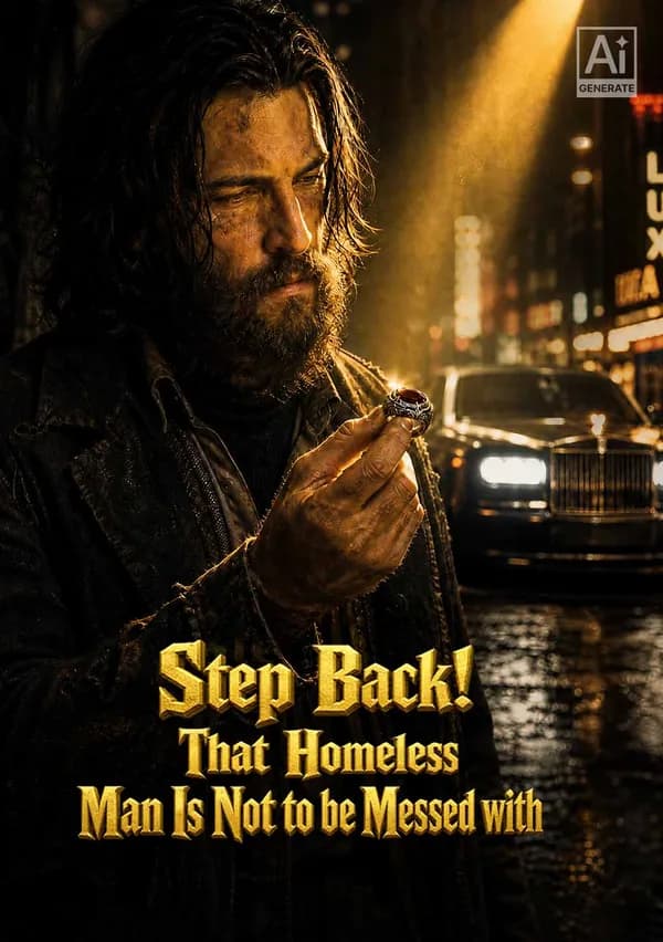 Step Back! That Homeless Man Is Not to be Messed with poster