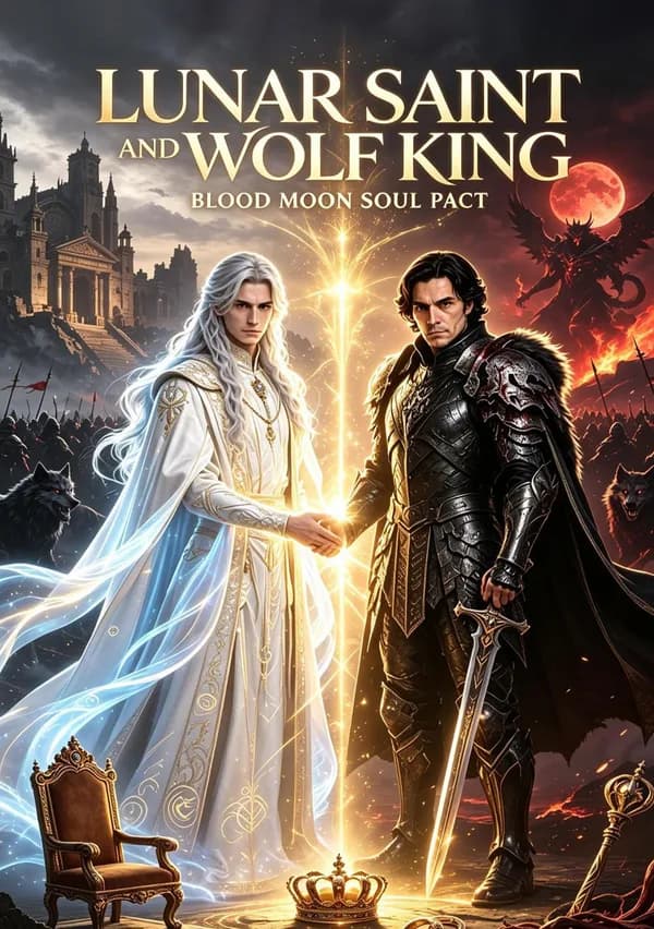LUNAR SAINT AND WOLF KING poster