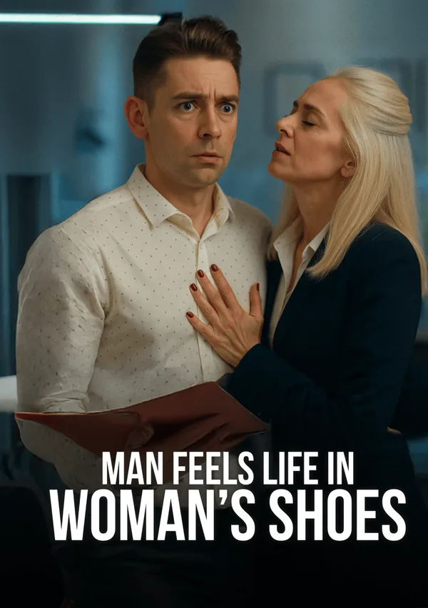 Man Feels Life In Woman's Shoes poster