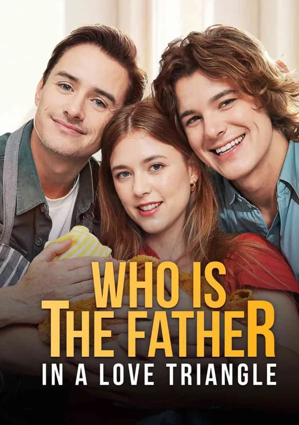 Who is the father in a love triangle poster